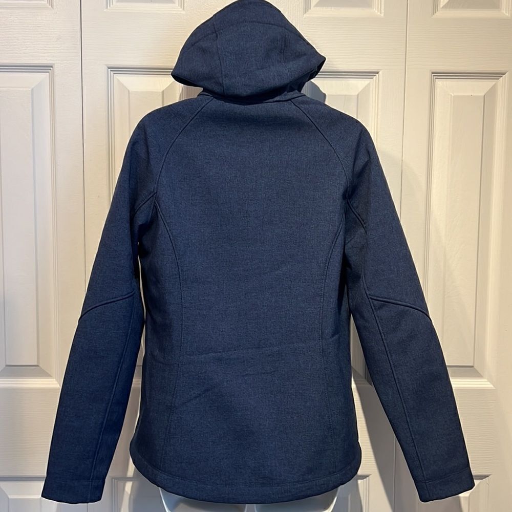 Kirkland Blue Water Repellent‎ Soft Shell Zip Up Lined Jacket Size M - Picture 9 of 15